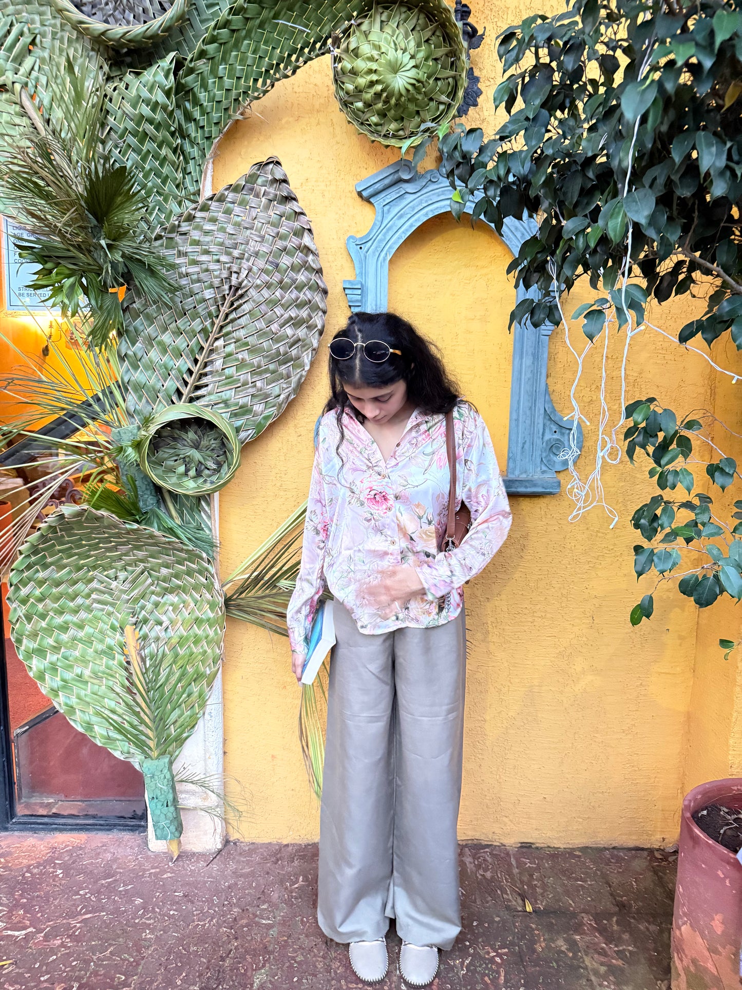 Rose Touch Satin Shirt