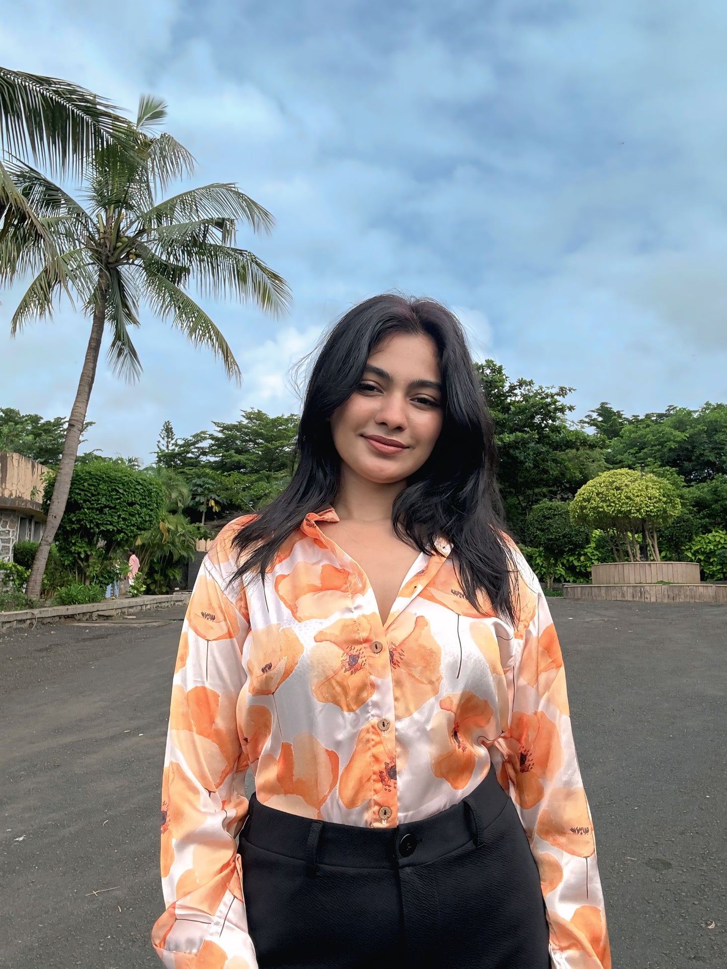 Yellow Glow Satin Shirt